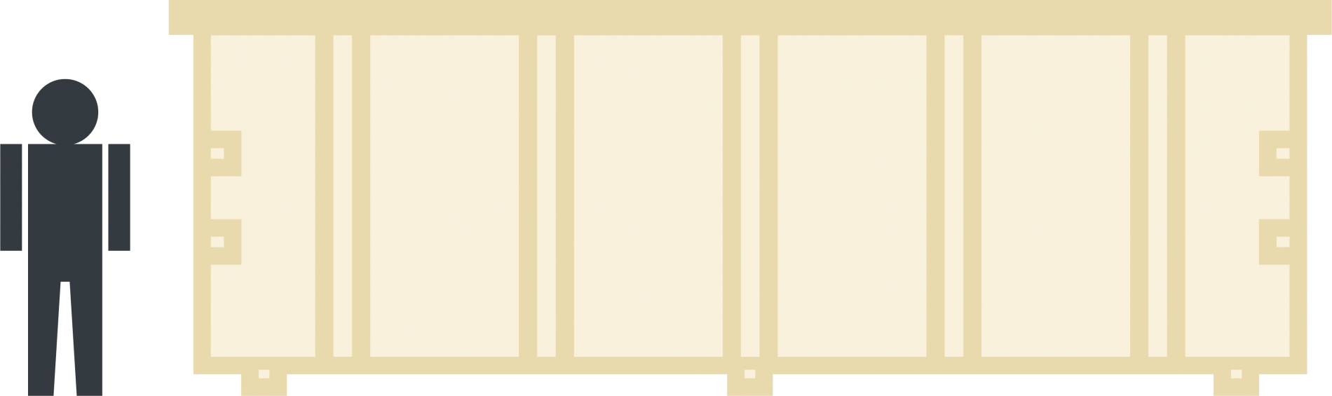 Image of a 40 yard drop box.